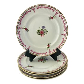 Vintage Portuguese Quinta Nova Porcelain Salad Plates - Set of 5