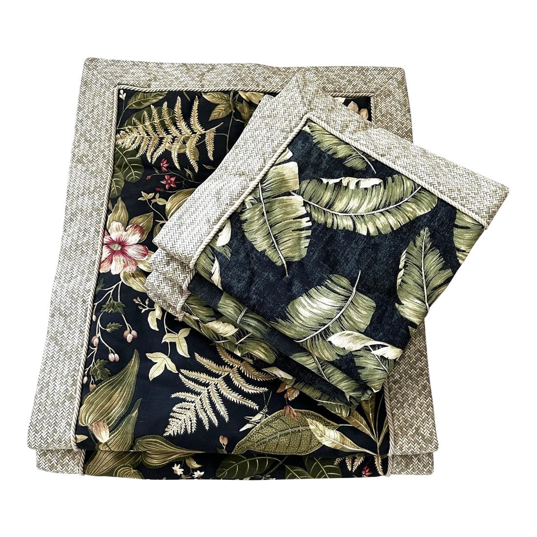 Vintage Thomasville Tropical Pillow Shams-A Set (1 of 7)