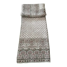 Pottery Barn Batik Print King Coverlet W/Shams