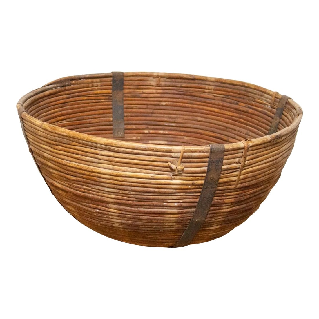 Antique Large Indian Basket-Bishnupur (1 of 6)