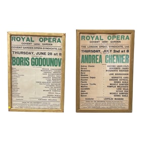 Pair of Royal Opera Posters