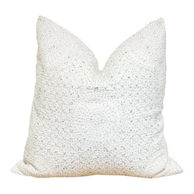 Pine White Hand-Stitched Pillow Cover