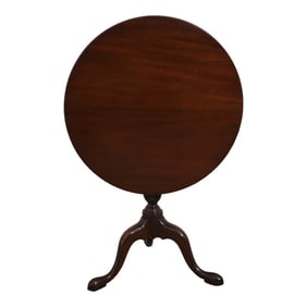 Kittinger Historic Newport Mahogany Tilt Top Table