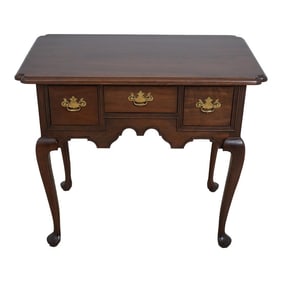 Stickley Queen Anne 3 Drawer Cherry Lowboy