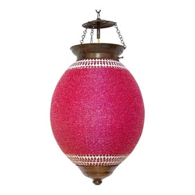 Fuchsia Pendant Sphere Lantern