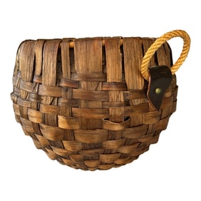 Mid 20th Century Mid Century Basket From Handmade in Italy