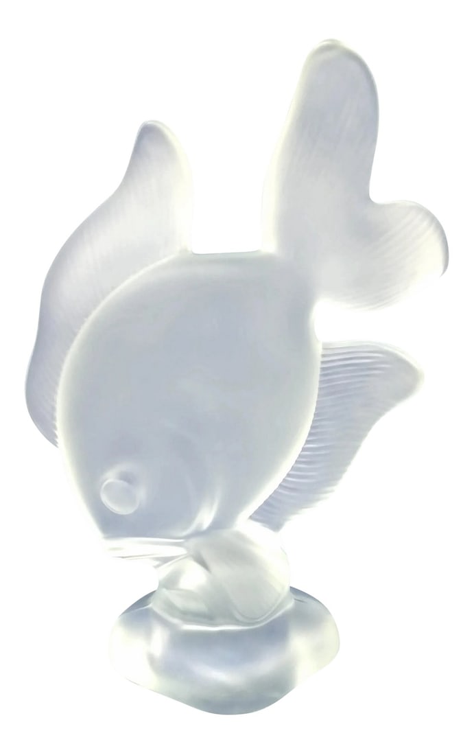 Cristal Sevres France Frosted Glass Fish (1 of 13)
