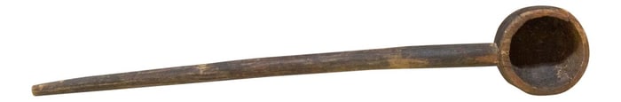 19th Century Tribal Wooden Ghee Spoon