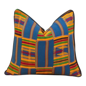 Addae Vintage African Kente Pillow Cover