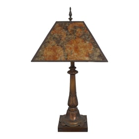 Ellis Island Mica Shade Table Lamp