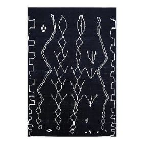 Handwoven Moroccan Style Area Rug 6x9