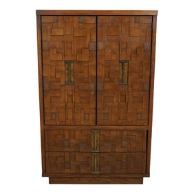 Vintage Brutalist Chest in the Manner of Paul Evans