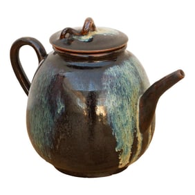Jizhou Porcelain Glazed Teapot