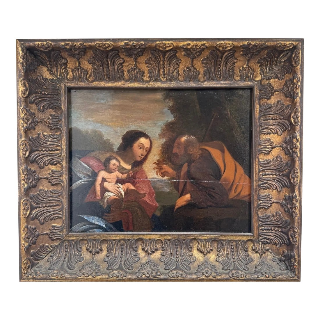 18th Century Italian School Oil Painting on Board (1 of 9)