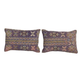 Turkish Carpet Rug Cushion - a Pair