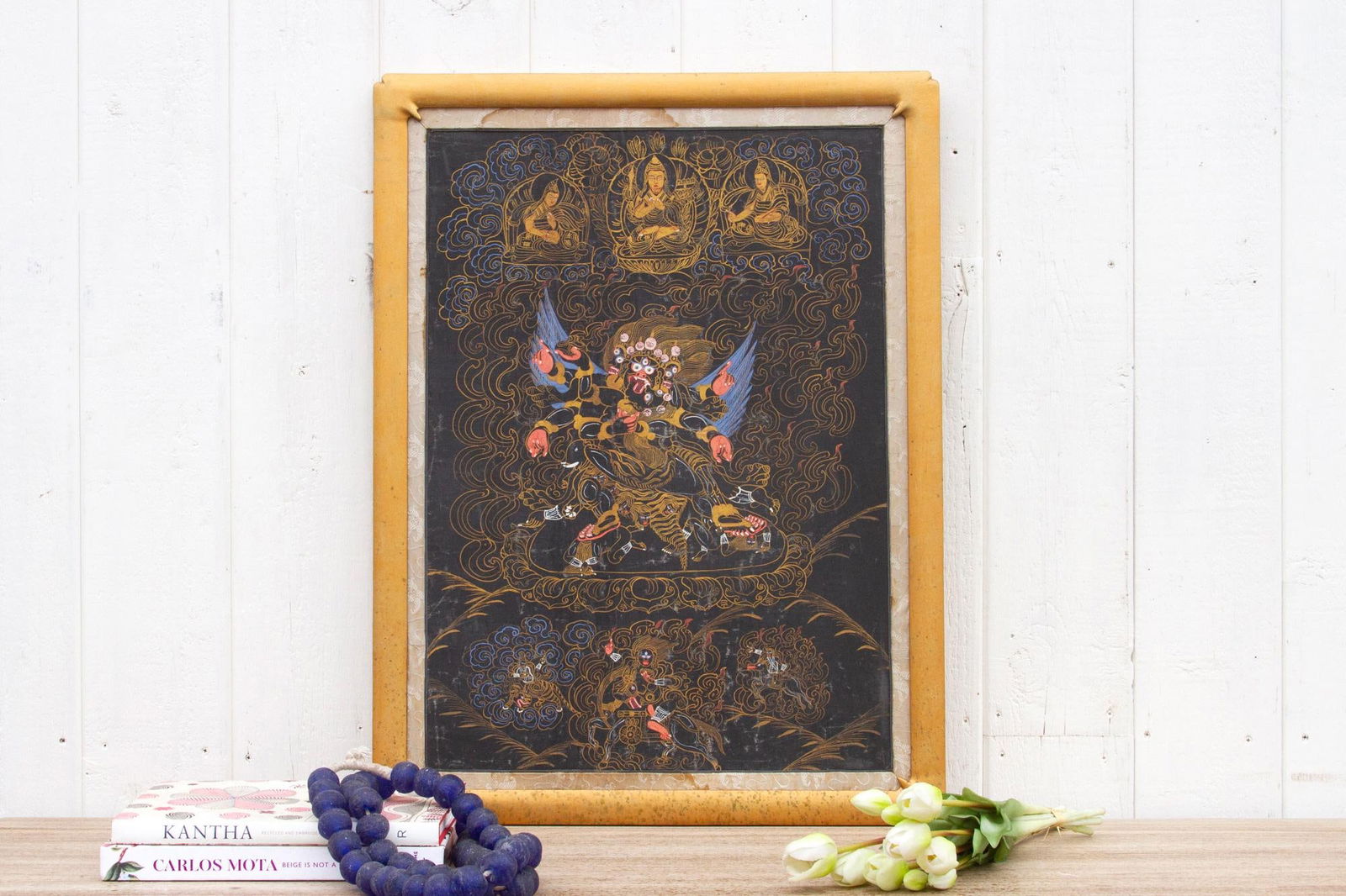 Framed Tibetan Buddhist Thang Ka - 3