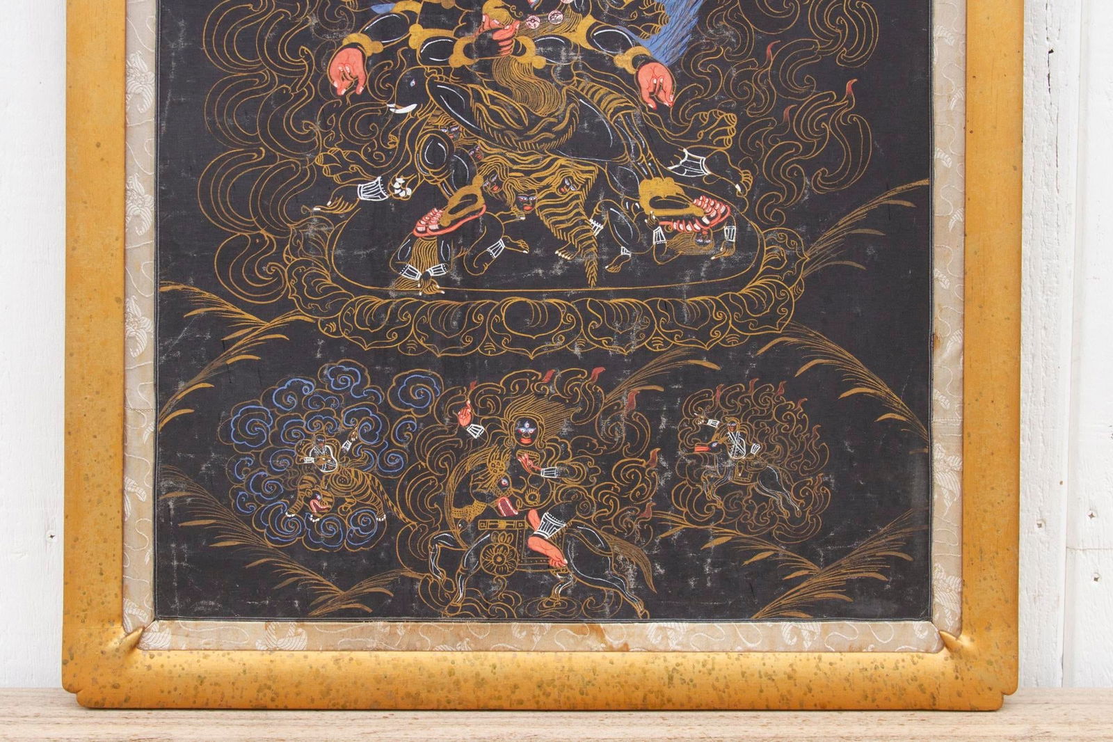 Framed Tibetan Buddhist Thang Ka - 5