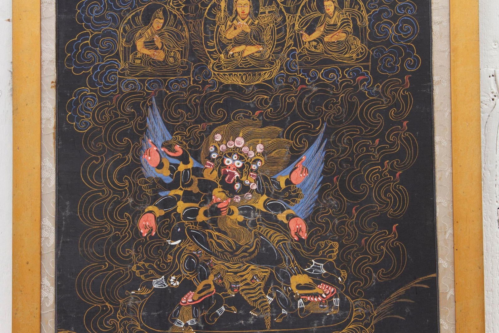 Framed Tibetan Buddhist Thang Ka - 6