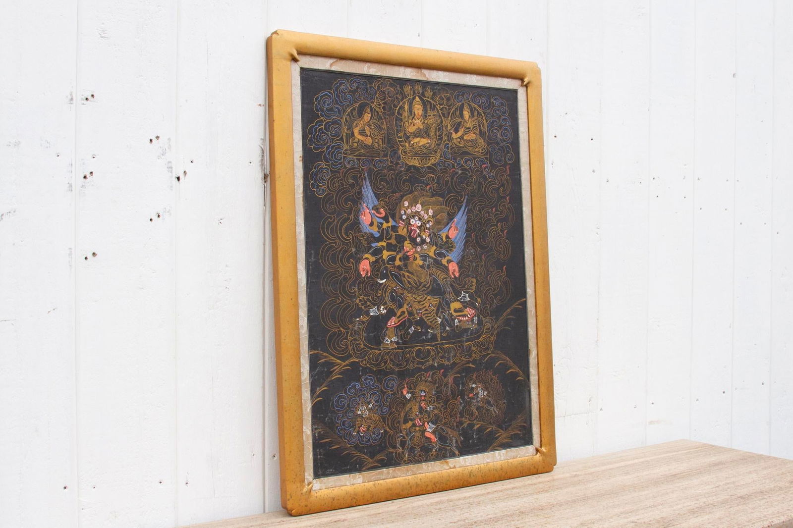 Framed Tibetan Buddhist Thang Ka - 7