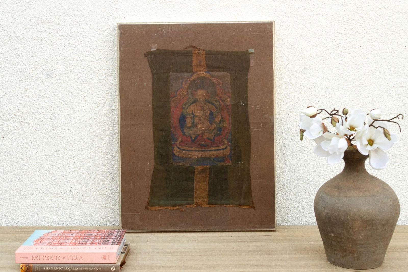 Antique Whispers of Enlightenment Tibetan Thangka - 6