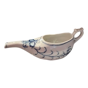 1930s Vintage Porcelain Blue Onion Pattern Creamer