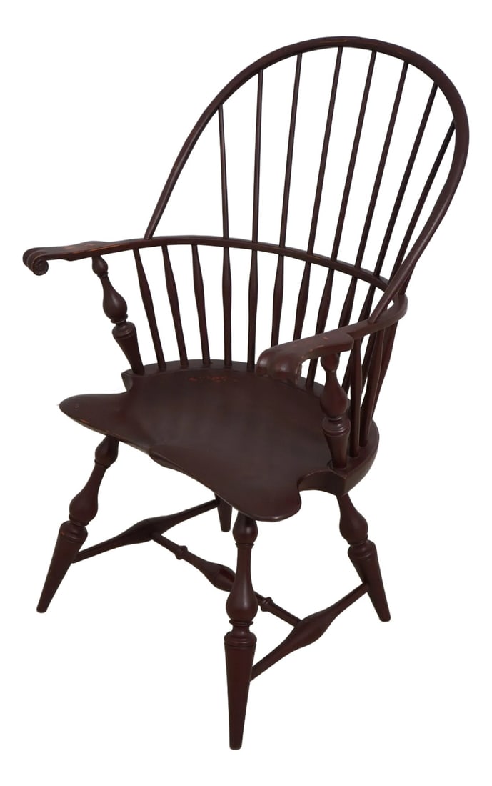 Dr Dimes Painted Decorated Windsor Style Armchair (1 of 12)