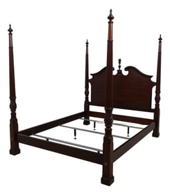 Henkel Harris Mahogany Model 172 Queen Size Poster Bed