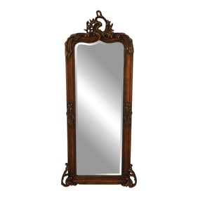 Stunning Gold Frame French Louis XV Style Tall Mirror