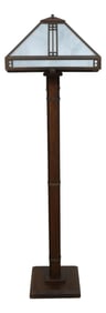 Arroyo Mission Oak Prairie Floor Lamp
