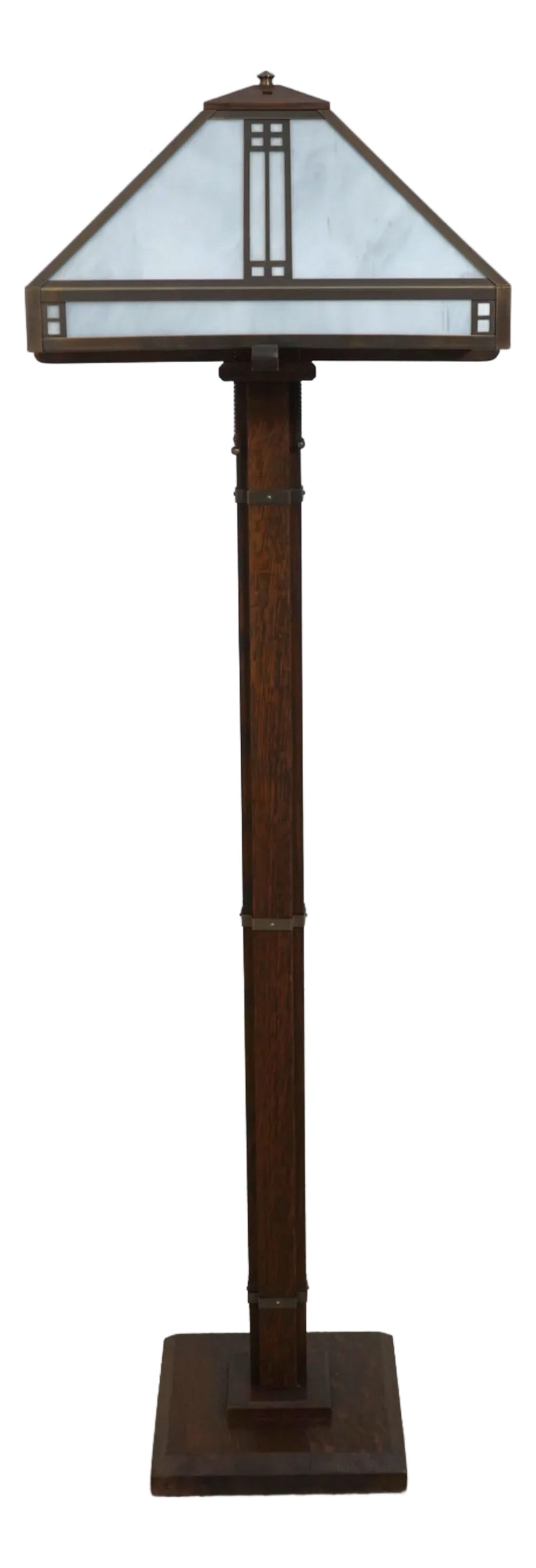 Arroyo Mission Oak Prairie Floor Lamp (1 of 11)