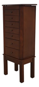 Modern Chippendale Style Jewelry Chest Cabinet