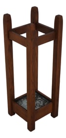 Stickley Mission Oak Arts & Crafts Umbrella Stand