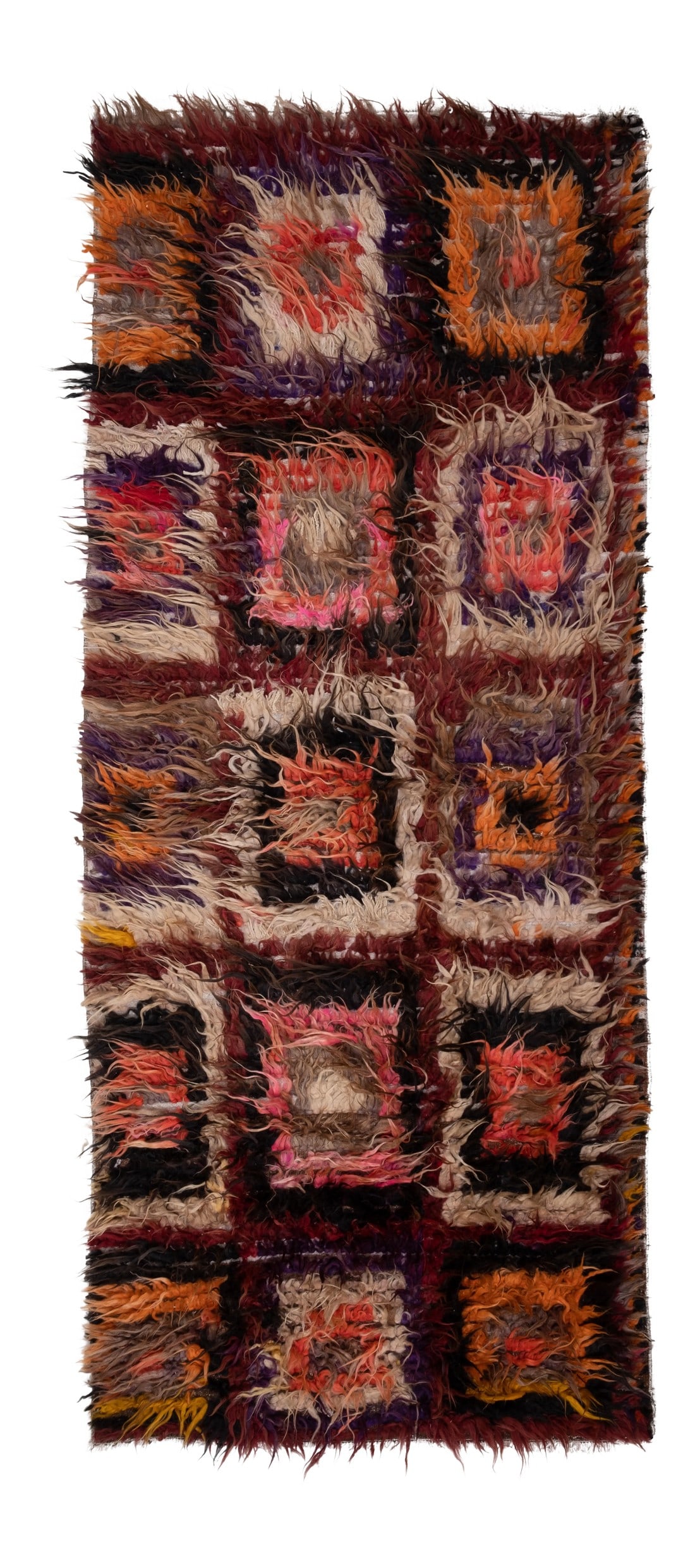 Vintage Turkish Tulu Runner 4'2'' X 9'11'' (1 of 13)