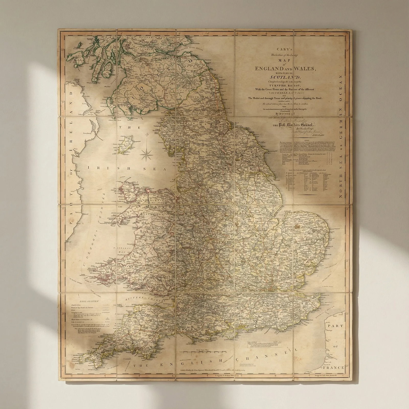 Cary's reduction of his large map of England & Wales'. Turnpikes canals &c 1805: Title: Cary's reduction of his large map of England & Wales'. Turnpikes canals &c 1805 Description: Cary's Reduction of his large Map of England & Wales, with part of Scotland, comprehending the w