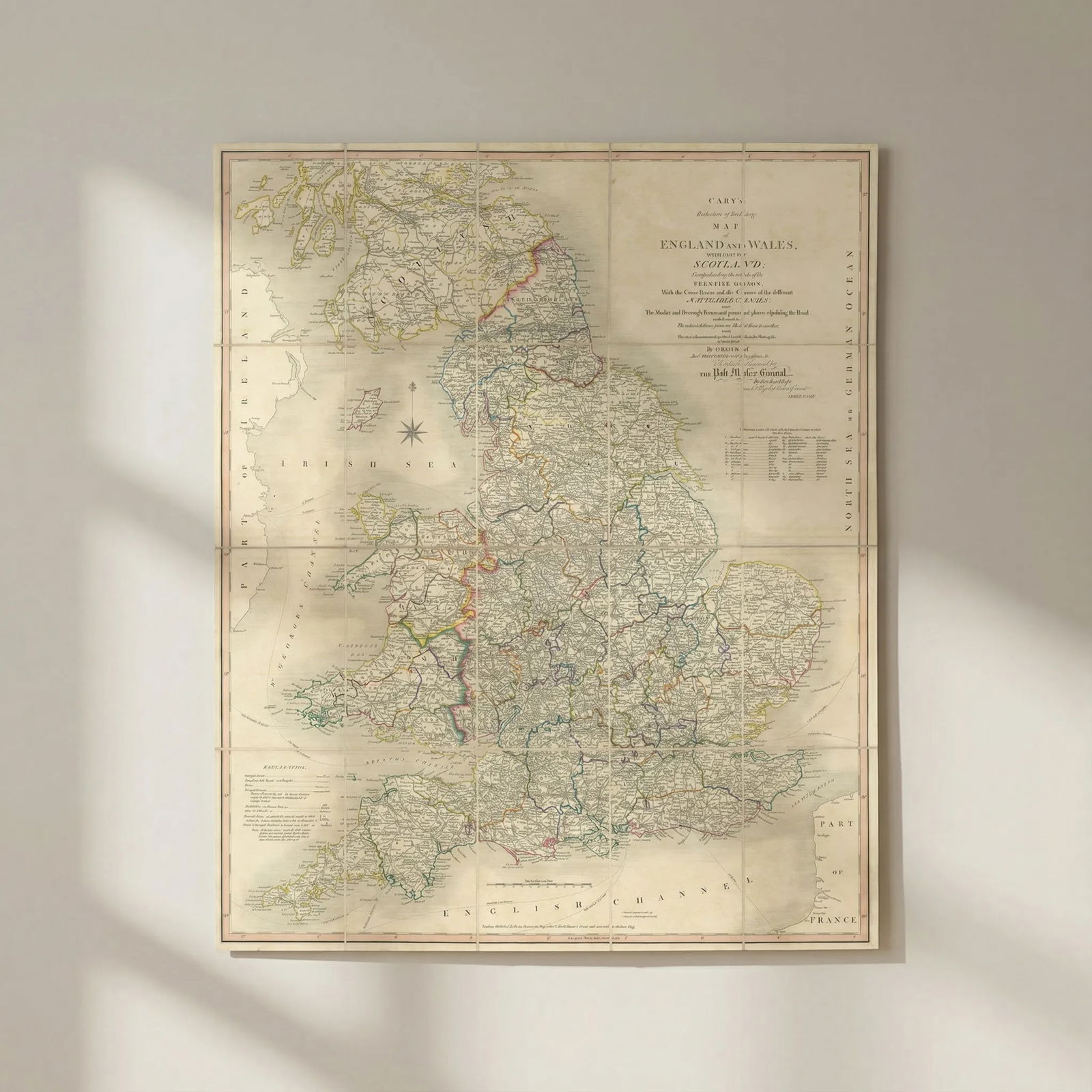 Cary's reduction of his large map of England & Wales'. Turnpikes canals &c 1837: Title: Cary's reduction of his large map of England & Wales'. Turnpikes canals &c 1837 Description: Cary's Reduction of his large Map of England & Wales, with part of Scotland, comprehending the w