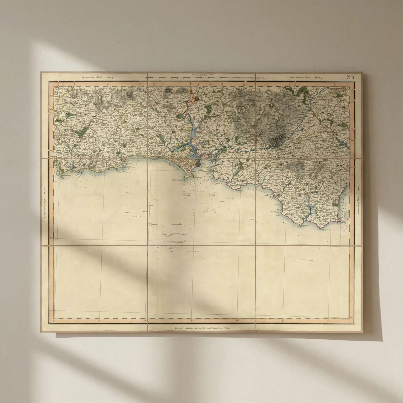 SOUTH DEVON & CORNWALL COAST. Dartmoor South Hams Tamar Fowey. CARY 1832 map: Title: SOUTH DEVON & CORNWALL COAST. Dartmoor South Hams Tamar Fowey. CARY 1832 map Description: [Sheet 2 - South East Cornwall, South West Devon, South Dartmoor, South Hams] by Cary, George & John. P