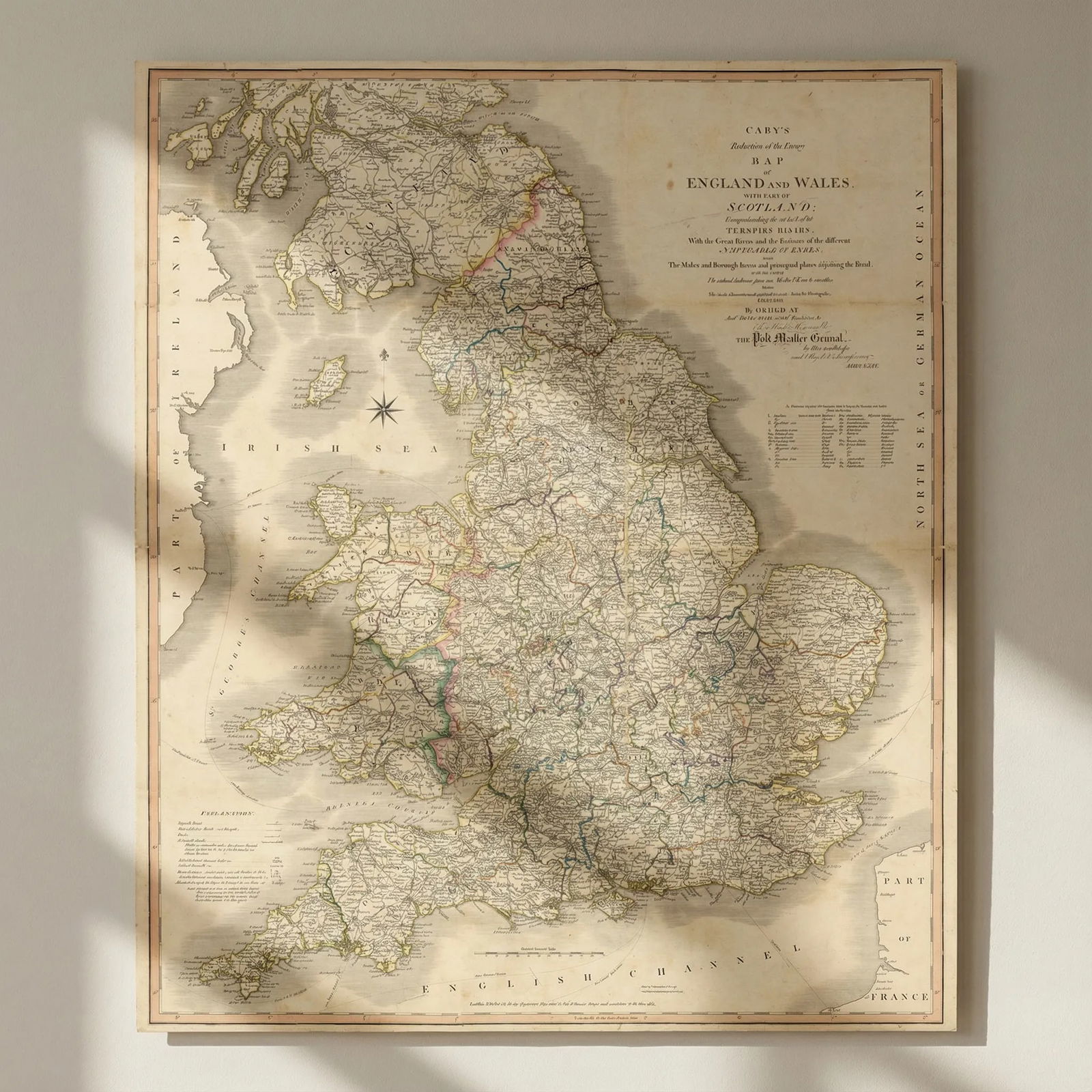 Cary's reduction of his large map of England & Wales'. Turnpikes canals &c 1821: Title: Cary's reduction of his large map of England & Wales'. Turnpikes canals &c 1821 Description: Cary's Reduction of his large Map of England & Wales, with part of Scotland, comprehending the w