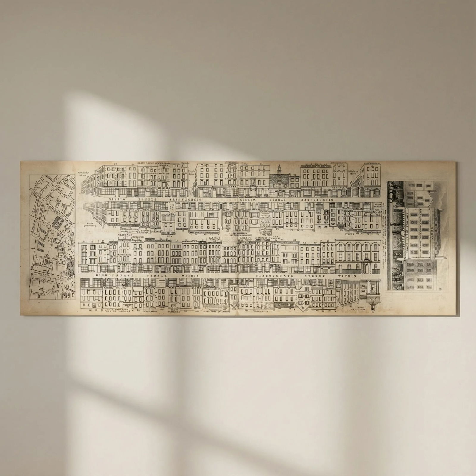 Tallis London Street View #30 Bishopsgate Street (#2 Centre South) 1838 map: Title: Tallis London Street View #30 Bishopsgate Street (#2 Centre South) 1838 map Description: [Part 30] Bishopsgate Street Within (Section 2, Centre South) [Cross streets: Camomile Street, Clarks Pl