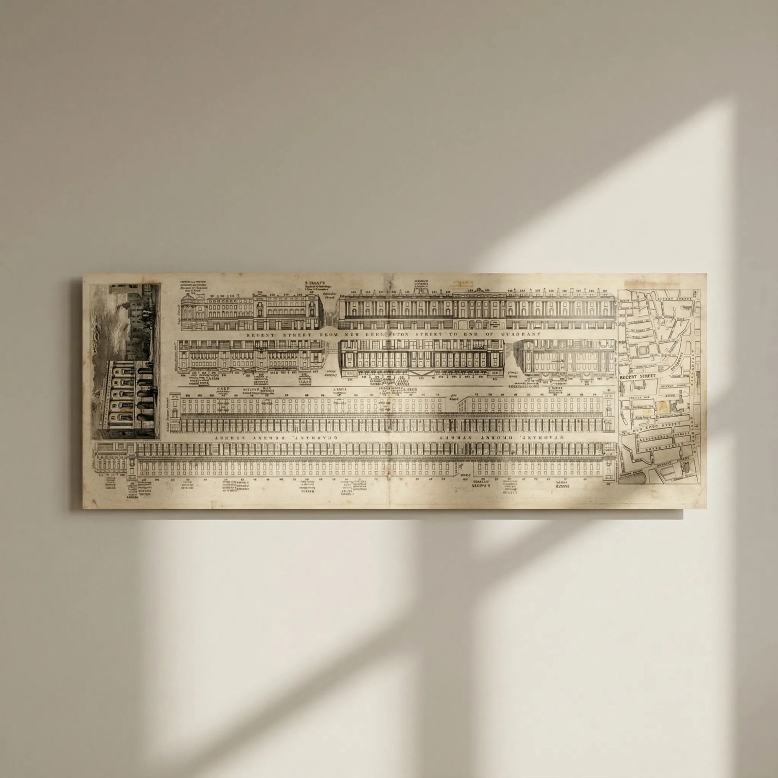 Tallis London Street View #12 Regent Street (South / Quadrant) 1838 old map: Title: Tallis London Street View #12 Regent Street (South / Quadrant) 1838 old map Description: [Part 12] Regent Street & The Quadrant (Section 3, South) [Cross streets: Vigo Street, Leicester Str