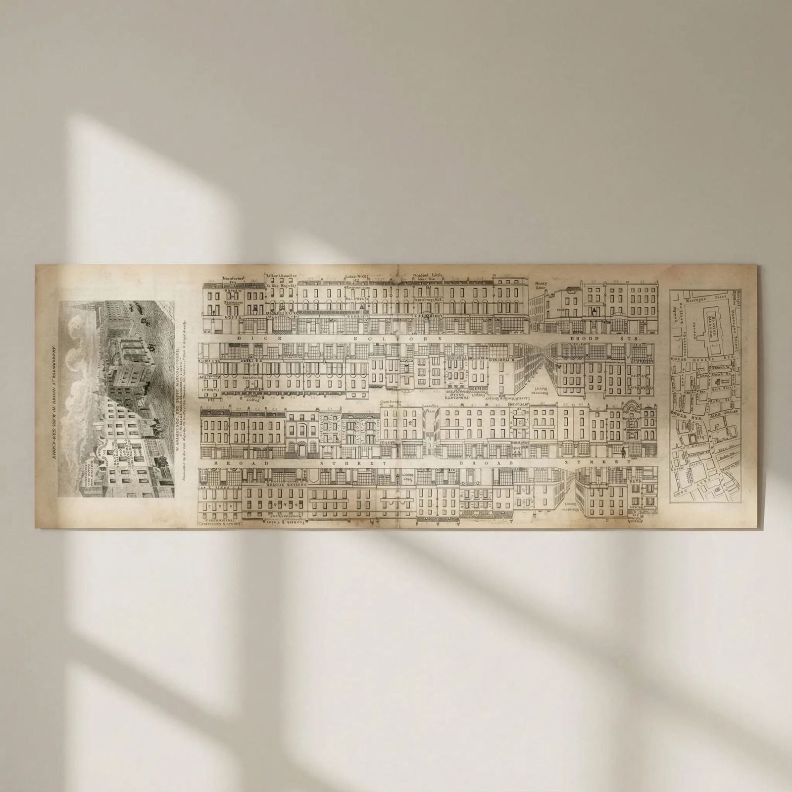 Tallis London Street View #26 St Giles High St & High Holborn (#1 West) 1838 map: Title: Tallis London Street View #26 St Giles High St & High Holborn (#1 West) 1838 map Description: [Part 26] High Holborn (Section 1, West) and Broad Street, Bloomsbury (East), now St Giles High Str