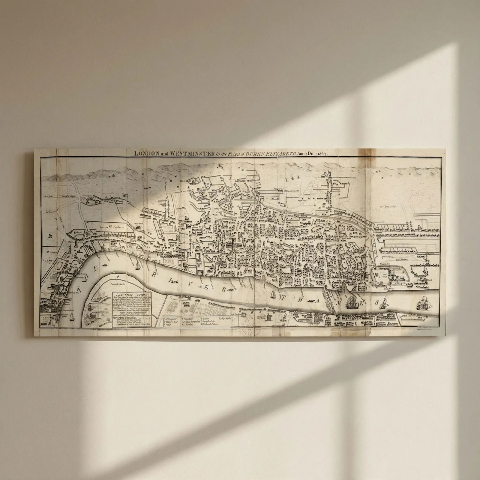 London and Westminster in the Reign of Queen Elizabeth, AD 1563. NEELE 1793 map: Title: London and Westminster in the Reign of Queen Elizabeth, AD 1563. NEELE 1793 map Description: London and Westminster in the Reign of Queen Elizabeth, Anno Dom. 1563'. Neele sculpt. No 352 Strand