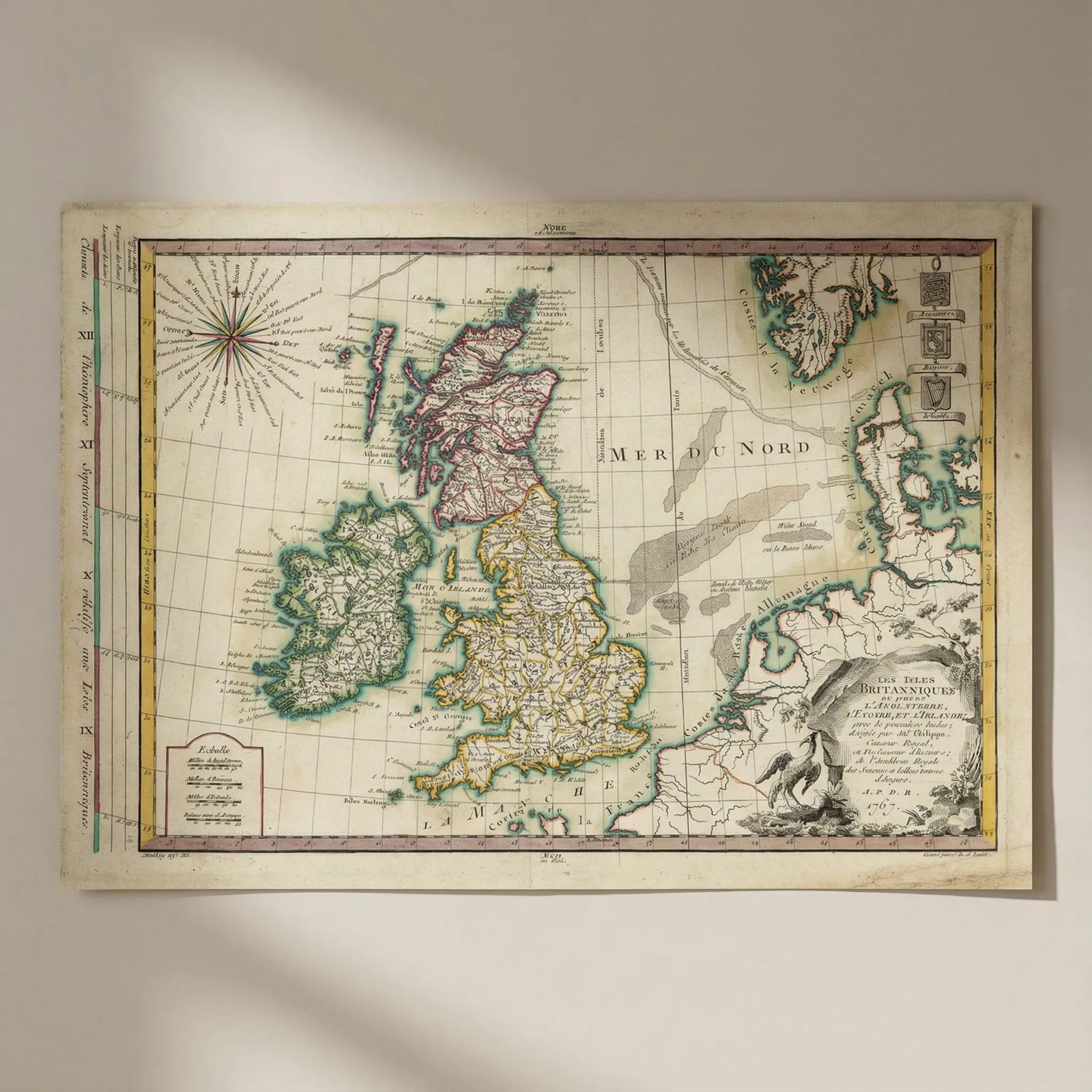 Isles Britanniques… L'Angleterre, L'Ecosse & L'Irlande. Philippe Pretot 1767 map: Title: Isles Britanniques… L'Angleterre, L'Ecosse & L'Irlande. Philippe Pretot 1767 map Description: Les Isles Britanniques comprenant L'Angleterre, L'Ecosse, et L'Irlande; pour les premièr