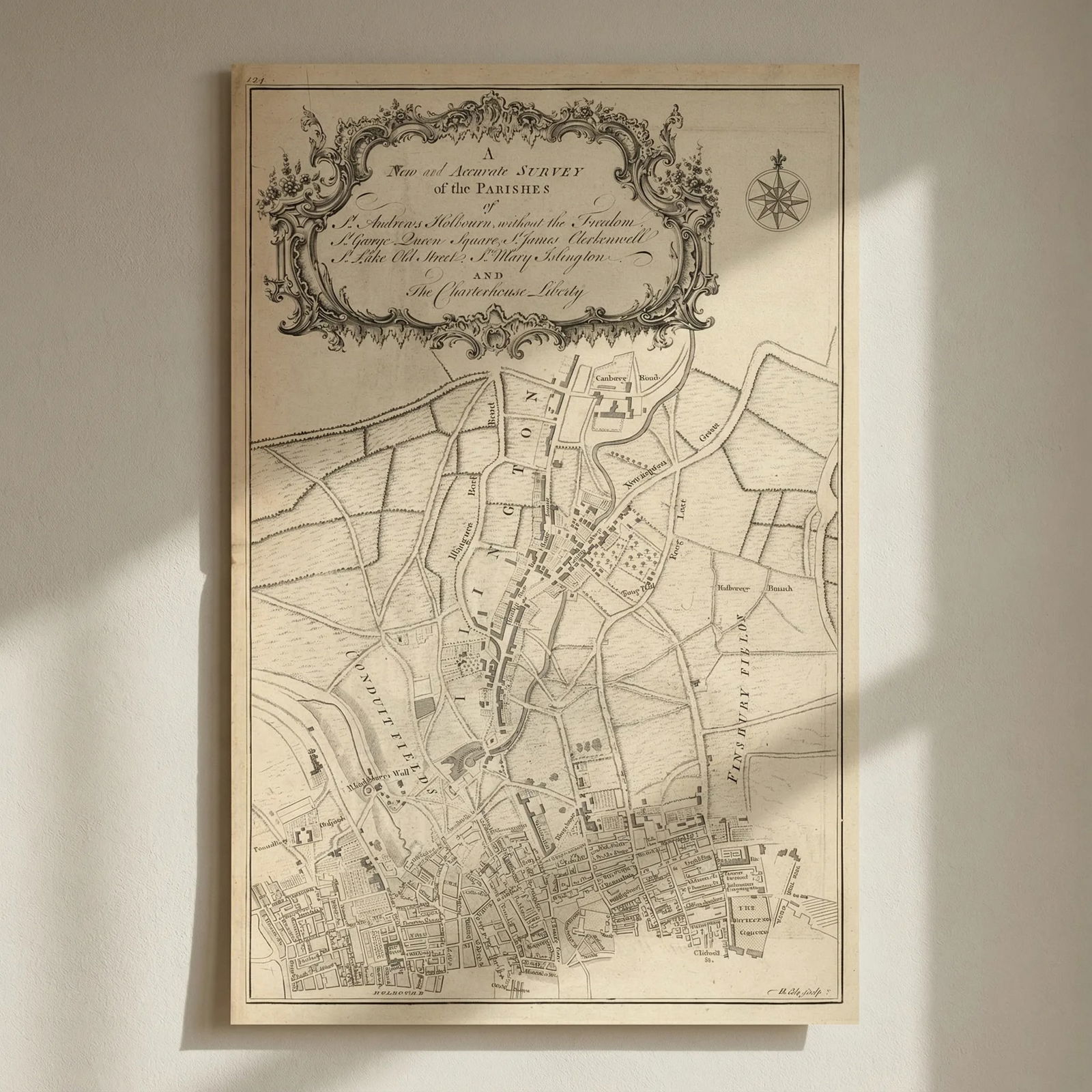 Parishes of St Andrews, Holbourn… Clerkenwell Old Street Islington COLE 1760 map: Title: Parishes of St Andrews, Holbourn… Clerkenwell Old Street Islington COLE 1760 map Description: New and Accurate Survey of the Parishes of St Andrew Holbourn, without the Freedom, St George