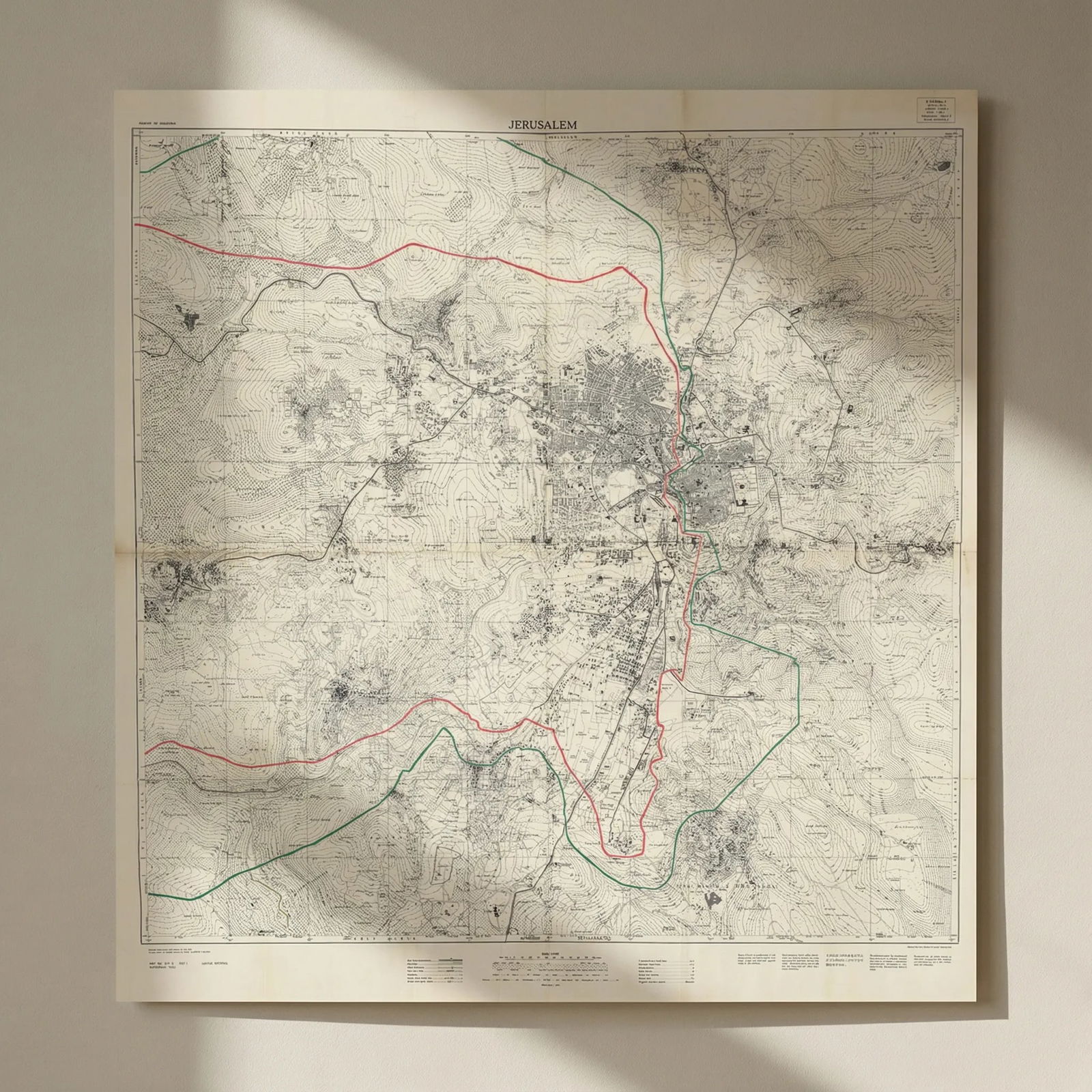 Arab-Israeli War Armistice Agreement & maps. UN Security Council. 1949 (1960): Title: Arab-Israeli War Armistice Agreement & maps. UN Security Council. 1949 (1960) Description: United Nations Security Council Official Records - Fourth Year. Special Supplement No. 1, Lake Success