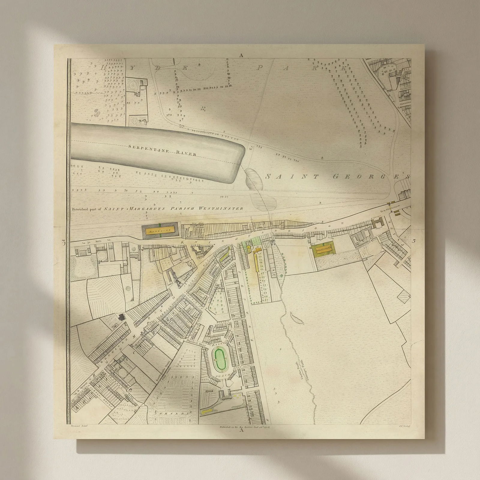 Horwood London A3 Hyde Park Lane Serpentine Knightsbridge Belgravia 1794 map: Title: Horwood London A3 Hyde Park Lane Serpentine Knightsbridge Belgravia 1794 map Description: Sheet A3 - Hyde Park, Park Lane, Serpentine, Knightsbridge, Belgravia, Hans Place' by Horwood, Richard.