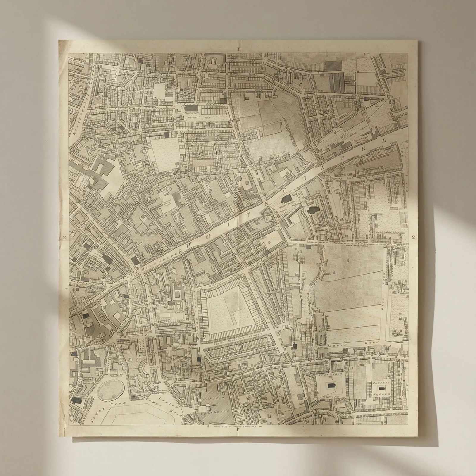 Horwood City of London F2 Whitechapel Bishopsgate E. Smithfield Aldgate 1799 map: Title: Horwood City of London F2 Whitechapel Bishopsgate E. Smithfield Aldgate 1799 map Description: Sheet F2 - Bishopsgate, Whitechapel, Whitechapel Road, Tower Hill, Trinity Square, East Smithfield,
