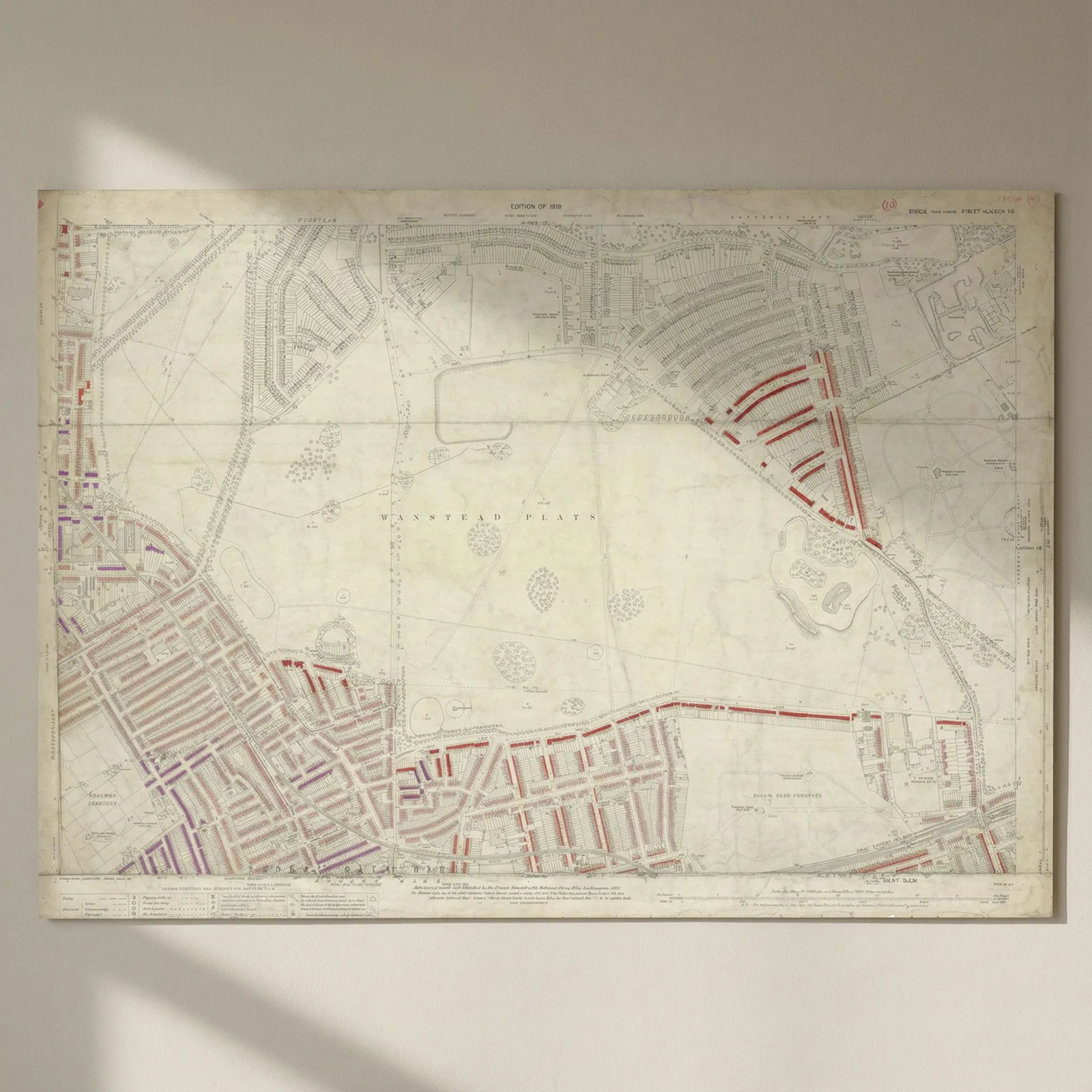 LSE POVERTY OS PROOF MAP Wanstead Flats - Aldersbrook - Forest Gate 1928: Title: LSE POVERTY OS PROOF MAP Wanstead Flats - Aldersbrook - Forest Gate 1928 Description: [Ordnance Survey] Edition of 1919 - Essex [New Series] Sheet NLXXVIII. 14. Wanstead Flats - Aldersbrook - F