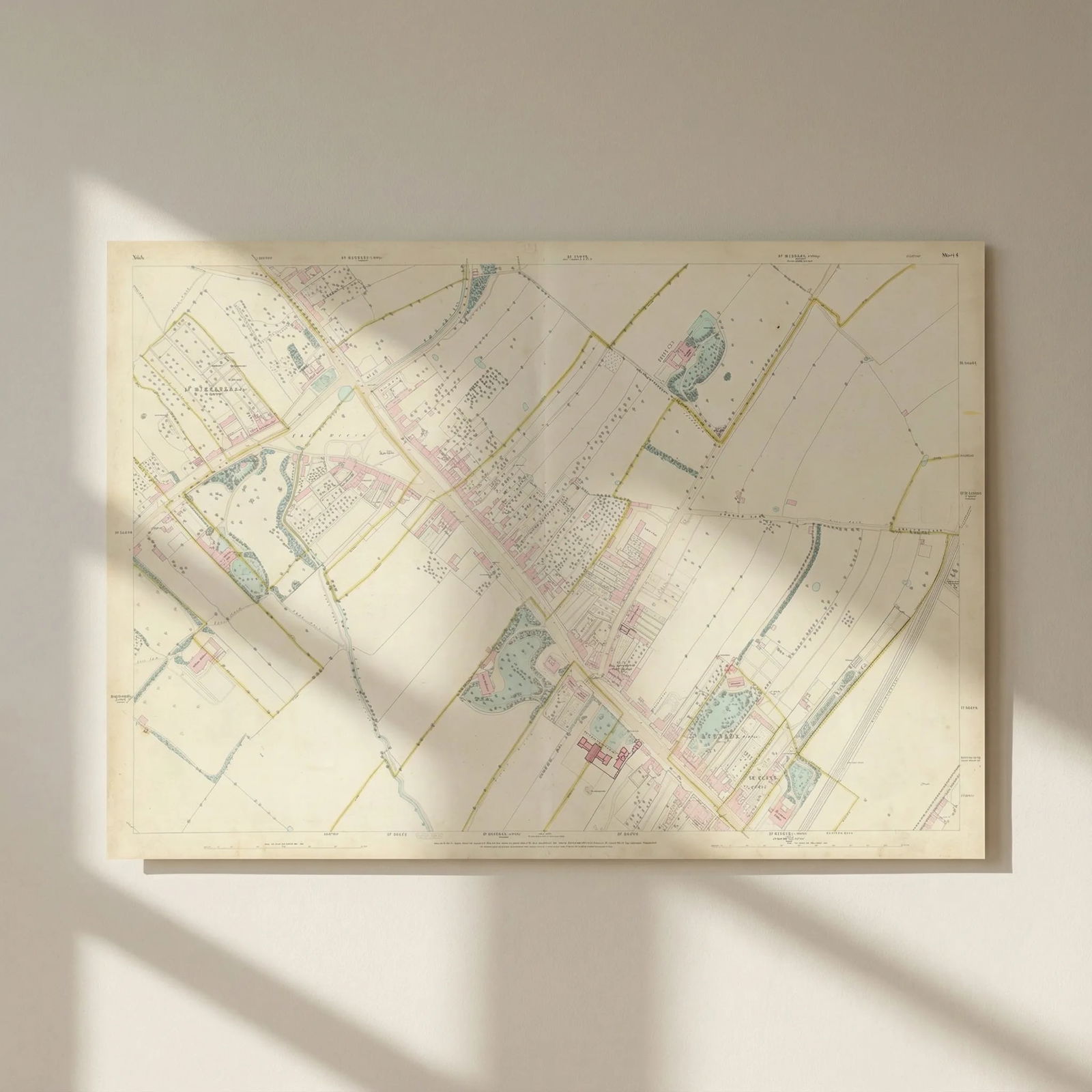 City of York #4 Clifton Water End Bootham. Ordnance Survey 1852 old map: Title: City of York #4 Clifton Water End Bootham. Ordnance Survey 1852 old map Description: City of York - Sheet 4 - [Clifton - Water End - Bootham]. Large scale map sheet of part of the City of York,