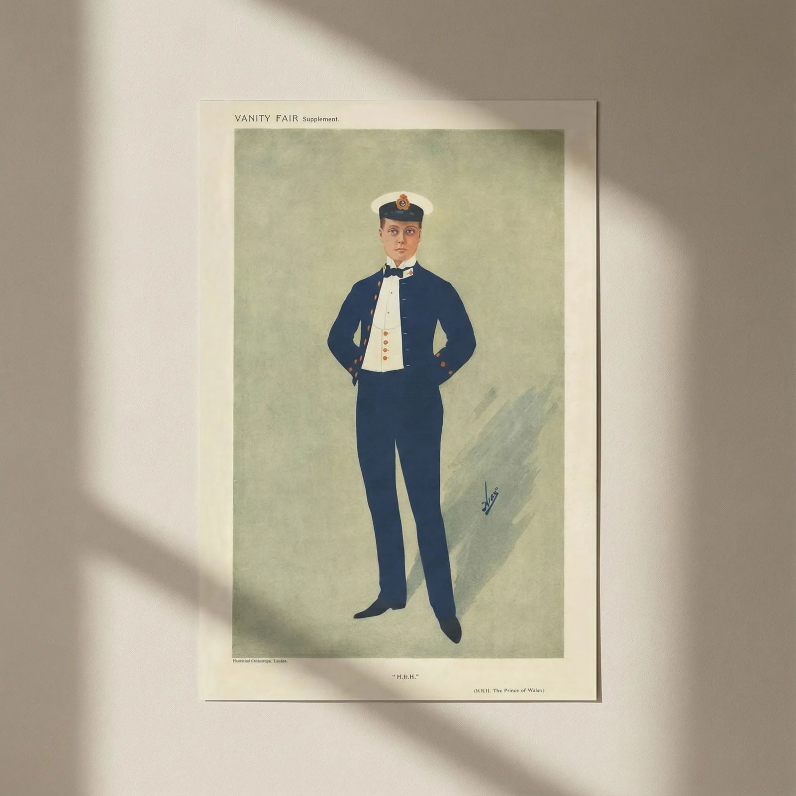 VANITY FAIR SPY CARTOON HRH Prince of Wales later King Edward VIII. By Nibs 1911: Title: VANITY FAIR SPY CARTOON HRH Prince of Wales later King Edward VIII. By Nibs 1911 Description: HRH [His Royal Highness Edward, The Prince of Wales. Later King Edward VIII]. WALES HRH The Prince