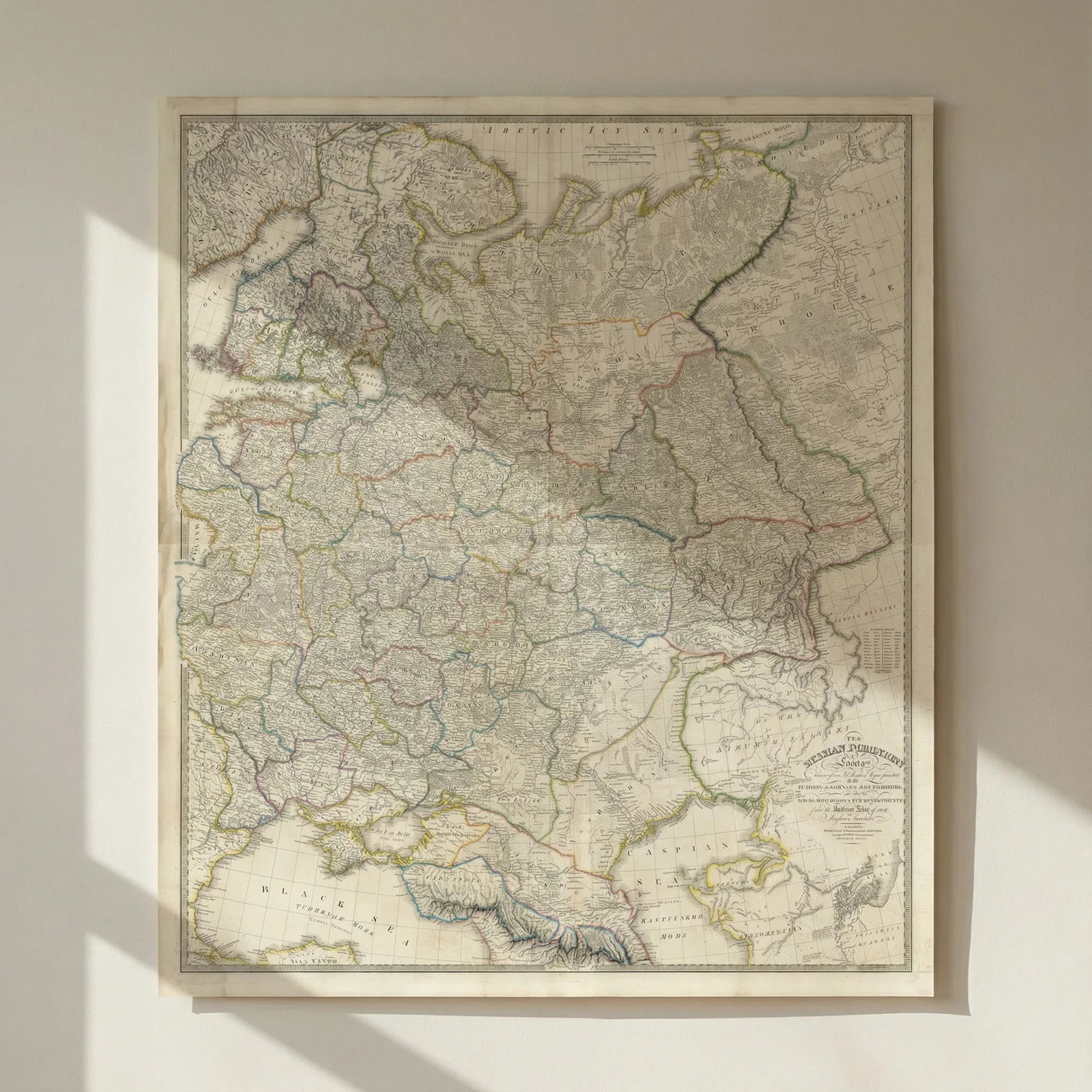 The Russian Dominions in Europe drawn from the latest Maps… James Wyld 1843: Title: The Russian Dominions in Europe drawn from the latest Maps… James Wyld 1843 Description: The Russian Dominions in Europe drawn from the latest Maps printed by the Academy of Sciences, St.